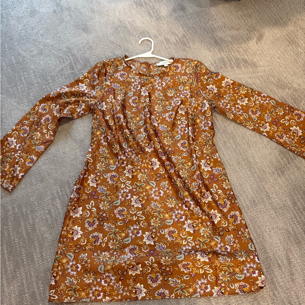 60’s style orange dress